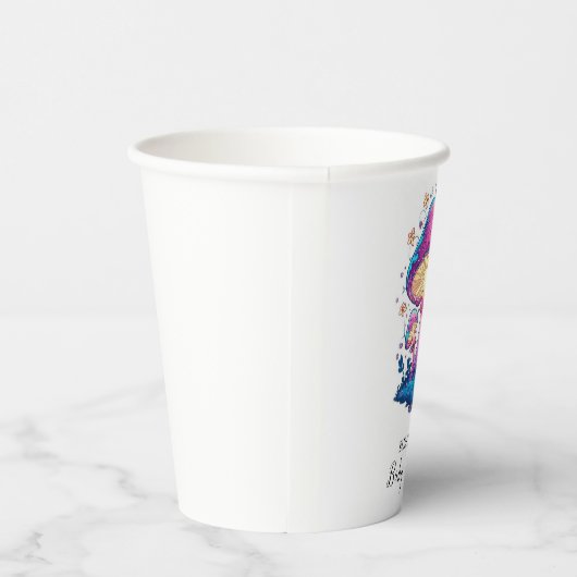 Gobelets En Papier Baby shower Whimsical Magic Mushroom (Droite)