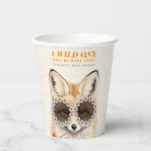 Gobelets En Papier Baby shower Wild One Daisy Fox (Recto)