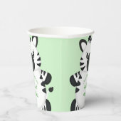 Gobelets En Papier Baby shower Zebra (Droite)