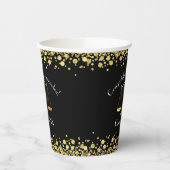 Gobelets En Papier Baccalauréat de l'école de droit de l'avocat Black (Gauche)