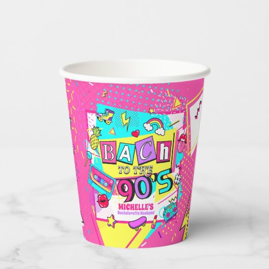 Gobelets En Papier Bach aux années 90 (Verso)