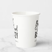 Gobelets En Papier Bach et Boozy Bachelorette (Gauche)