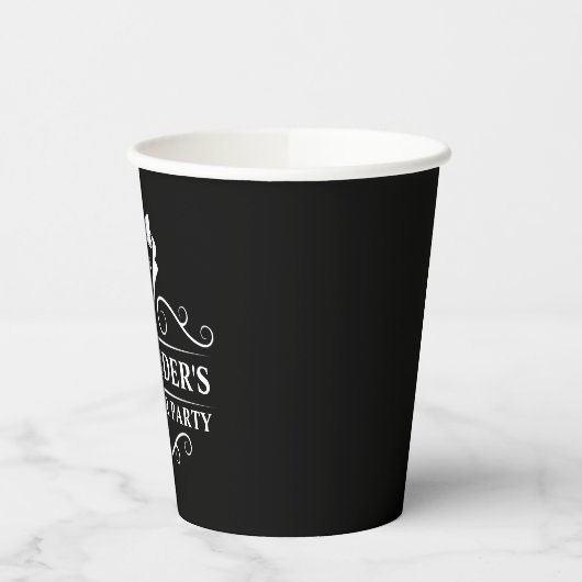 Gobelets En Papier Bachelor Party Tuxedo Cravate noir (Gauche)