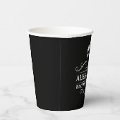 Gobelets En Papier Bachelor Party Tuxedo Cravate noir (Droite)