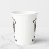Gobelets En Papier Bachelorette Fun Groom Personnalisé Face (Droite)