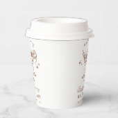 Gobelets En Papier Bachelorette Retro Cocktail Brown (Droite)