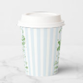 Gobelets En Papier Bachelorette Retro Moderne Bleu & Vert Grandes (Gauche)