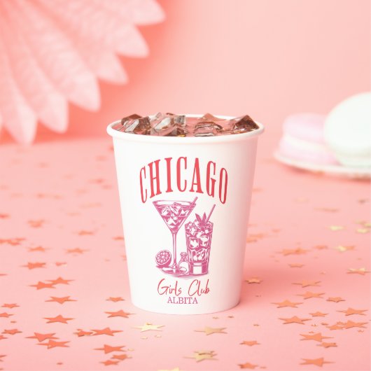 Gobelets En Papier bachelorette rose chicago (Insitu)