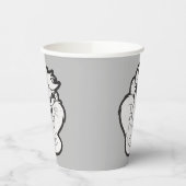 Gobelets En Papier Badge TAZ™ Evil Grin (Gauche)