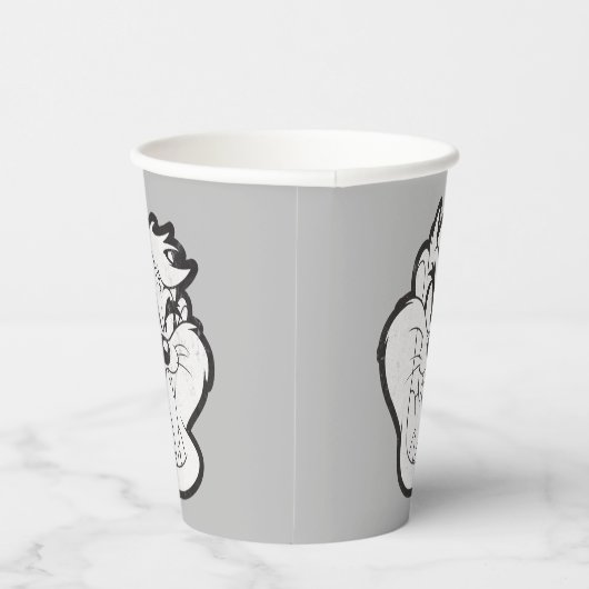 Gobelets En Papier Badge TAZ™ Evil Grin (Droite)