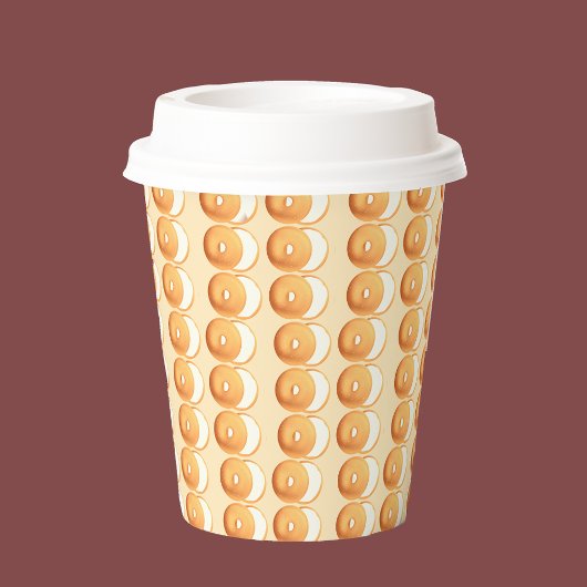 Gobelets En Papier Bagages et crème
