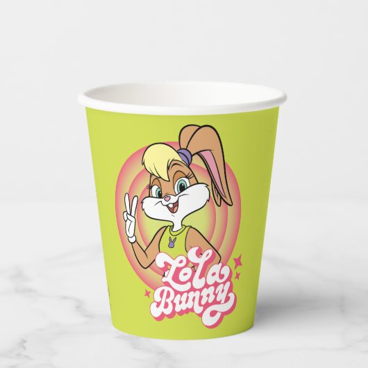 Gobelets En Papier Bagues Lola Retro LOONEY TUNES™ (Recto)