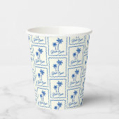 Gobelets En Papier Baie Bleue (Gauche)