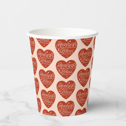 Gobelets En Papier Baiser Sucré (Recto)