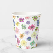 Gobelets En Papier Baisy aux couleurs vives (Verso)