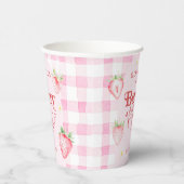 Gobelets En Papier Baisy mignonne fraise première photo Briquet (Droite)