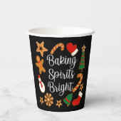 Gobelets En Papier Baking Spirits Bright Gingerbread Noël Cookie (Verso)