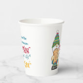 Gobelets En Papier Baking Spirits Bright Monogram Cookie Christmas (Gauche)