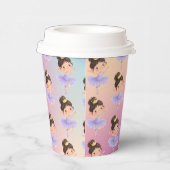 Gobelets En Papier Bal de la petite princesse violette (Droite)