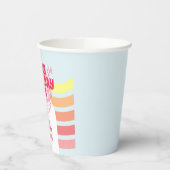 Gobelets En Papier Bal Disco Rose Retro Dans Mon Anniversaire Fête (Gauche)