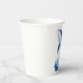 Gobelets En Papier baleine majestueuse en style peinture. (Droite)