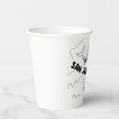 Gobelets En Papier Baleines des îles San Juan (Droite)