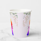 Gobelets En Papier Balises cadeaux mariage violet (Gauche)