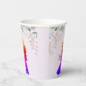 Gobelets En Papier Balises cadeaux mariage violet (Droite)