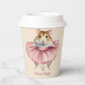 Gobelets En Papier Ballerina Hamster Girls Birthday Dance Party (Verso)