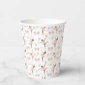 Gobelets En Papier Ballerina moderne Anniversaire Thème Tasses Papier (Droite)