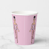 Gobelets En Papier Ballerina Party 8oz Paper Cup, #2 (Droite)