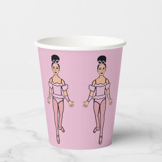 Gobelets En Papier Ballerina Party 8oz Paper Cup, #2 (Recto)