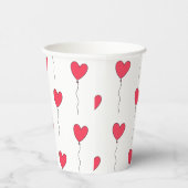 Gobelets En Papier Ballons cardiaques (Droite)