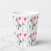 Gobelets En Papier Ballons Joyeux Anniversaire (Droite)