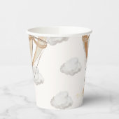 Gobelets En Papier Ballons Teddy Bear Tan Hot Air (Gauche)