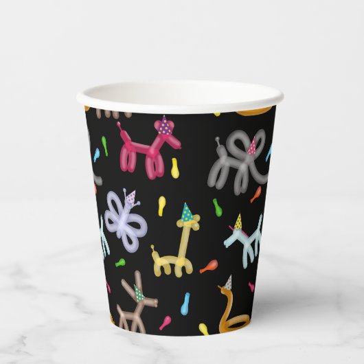 Gobelets En Papier Balloon Animals Kids Party Theme (Recto)