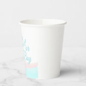 Gobelets En Papier Balloons rose et bleu Révélation de genre garçon o (Gauche)