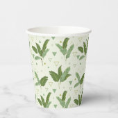 Gobelets En Papier Banana Leaf With Triangles (Gauche)