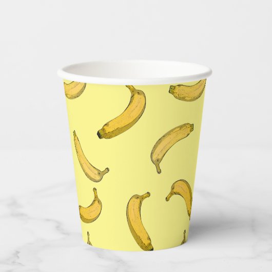 Gobelets En Papier Bananes (Recto)