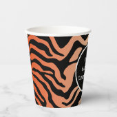 Gobelets En Papier Bande de tigre (Recto)