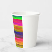 Gobelets En Papier bandes colorées (Gauche)
