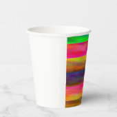 Gobelets En Papier bandes colorées (Droite)
