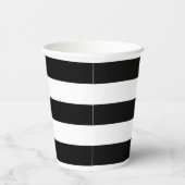 Gobelets En Papier Bandes noir et blanc (Droite)