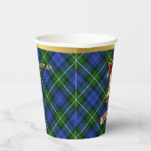 Gobelets En Papier Bannerman personnalisé Tartan Noël (Droite)