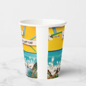 GOBELETS EN PAPIER BANNIÈRE DE SOLEIL (Gauche)