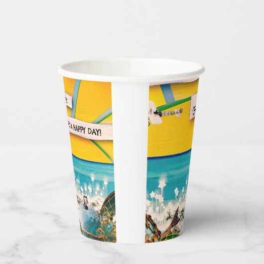 GOBELETS EN PAPIER BANNIÈRE DE SOLEIL (Gauche)