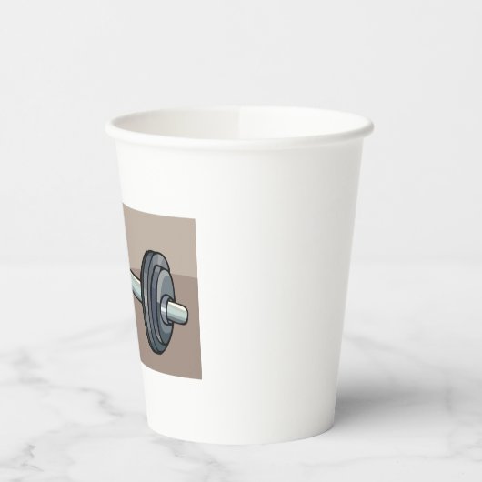 Gobelets En Papier Barbell Weightlifting Gym Fitness Lover (Gauche)