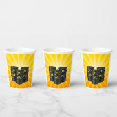 Gobelets En Papier Barils d'huile