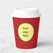 Gobelets En Papier Bascule rouge (Recto)