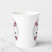 Gobelets En Papier Baseball Custom Anniversaire (Gauche)